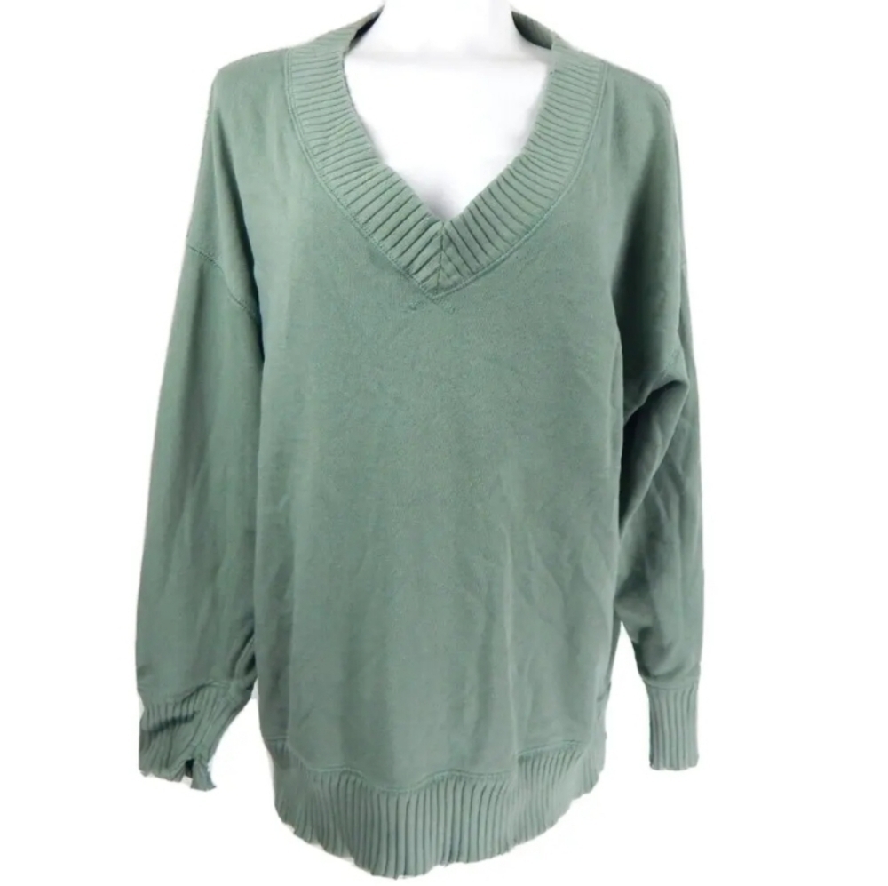 Aerie Women's Down to Earth V-Neck Sweatshirt